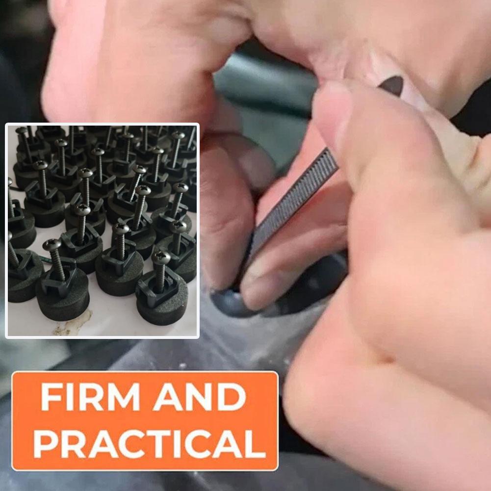 28pcs Magnetic Zipper Installation Kit Universal Cable Tie Seat Automotive Fastener Screw Replacement Clip Tool