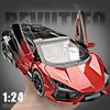 1:24 Revuelto Miniature Sports Car Model Toys Alloy Diecast Urus Suv Sound Light Pull Back Doors Opened Toy Supercars Kids Gifts