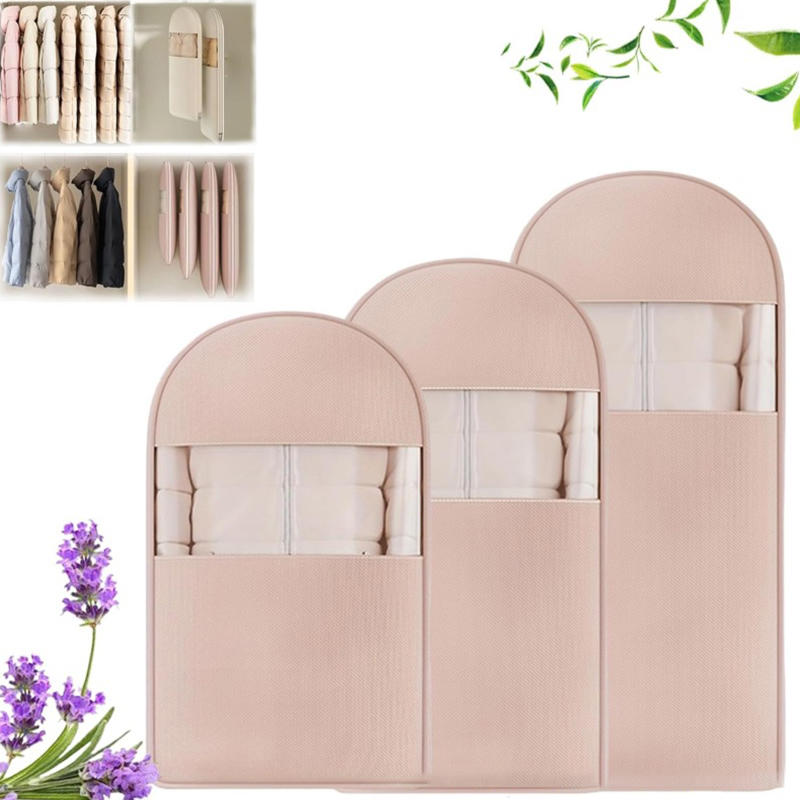 Kleidungs-Kompressionsbeutel Schrank-Organizer Daunenjacken-Kompressions-Aufbewahrungsbeutel Platzsparend Schrank-Kleider-Organizer-Taschen