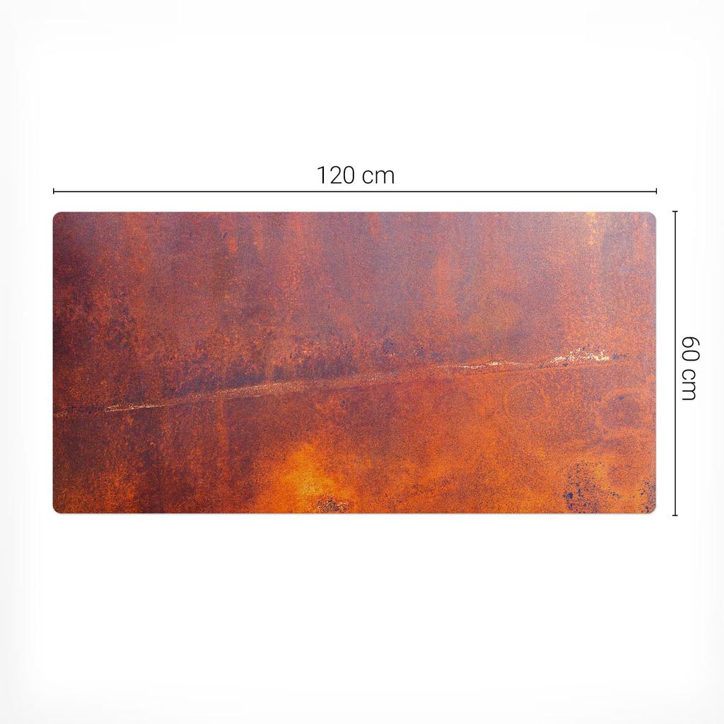 Designer Protective Mat for Laptop Rusty Abstracts 120X60 Cm
