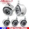 ZMFJH 3INCH 5PCS Office Chair Wheels Replacement Heavy Duty Caster Wheels Quick & Quiet Rolling Chair Casters Universal Fit