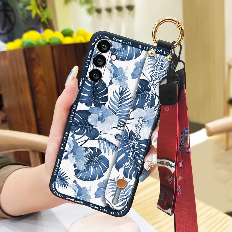 Kickstand Protective Phone Case For Samsung Galaxy A24/SM-A245F/A25 5G Phone Holder Wrist Strap Waterproof Anti-dust