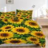 3pcs Bedding Set Sunflower Field Includes 1 Comforter + 2 Pillowcases, Without Pillow Inserts, Soft Comfortable,Bedding Set,a0909017