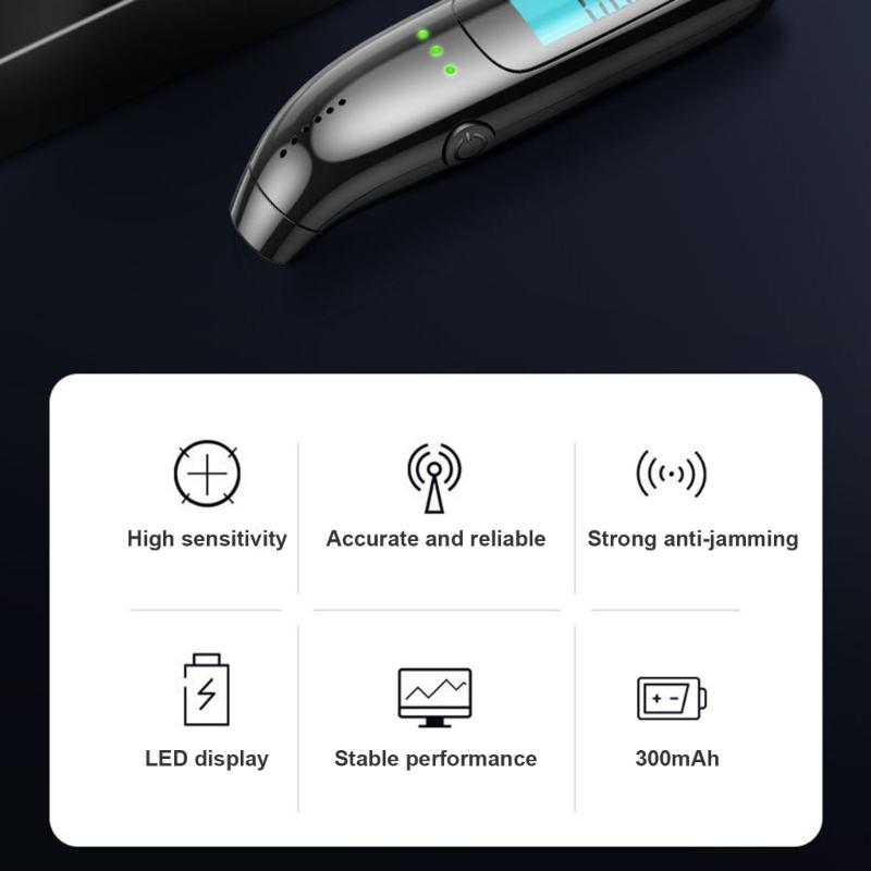 Respirator Alcoholicity Detector Tester Fast Response LCD Digital Display Breath Analyzer Drunk Suitable for Car Drivers
