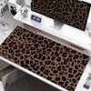 Pink Leopard Print Mouse Pad HD Printing Large Seaming Waterproof Mouse Pad Antislip Gaming Mouse Pad