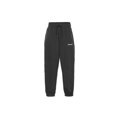 Jednolity Kolor Etykieta Sznurek Spodnie Codzienne Unisex Spodnie Czarne A678N-001