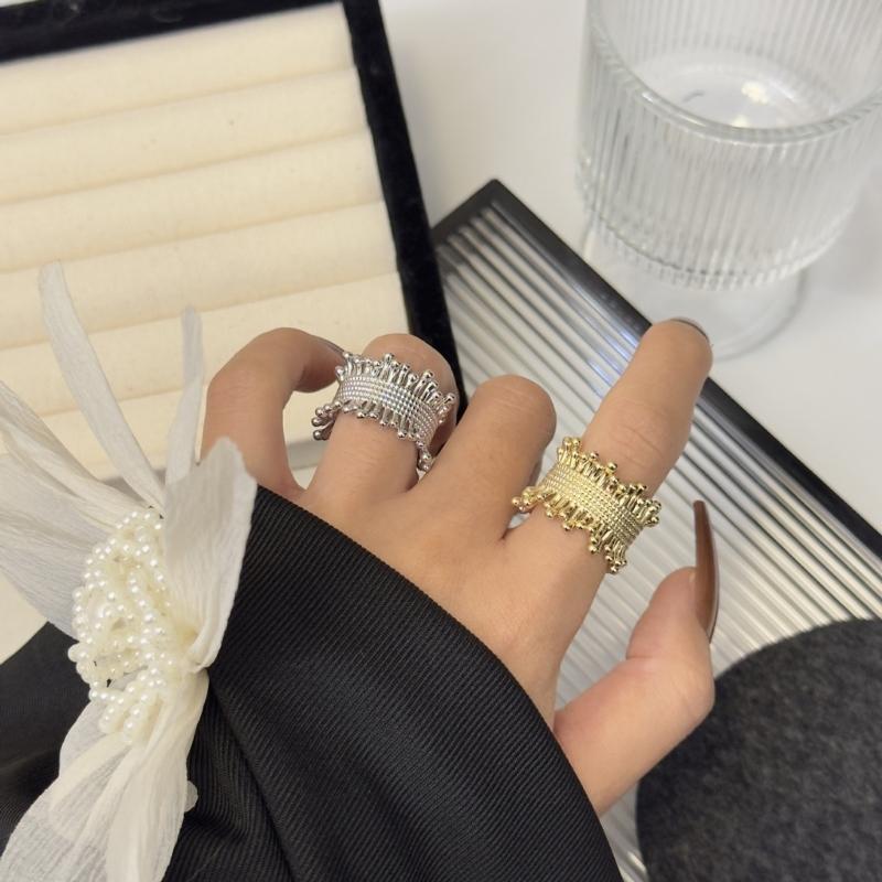 Elegant Metal Weave Rings Comfortable Metal Mesh Rings Stylish Rings Jewelry Charm for Everyday Elegances