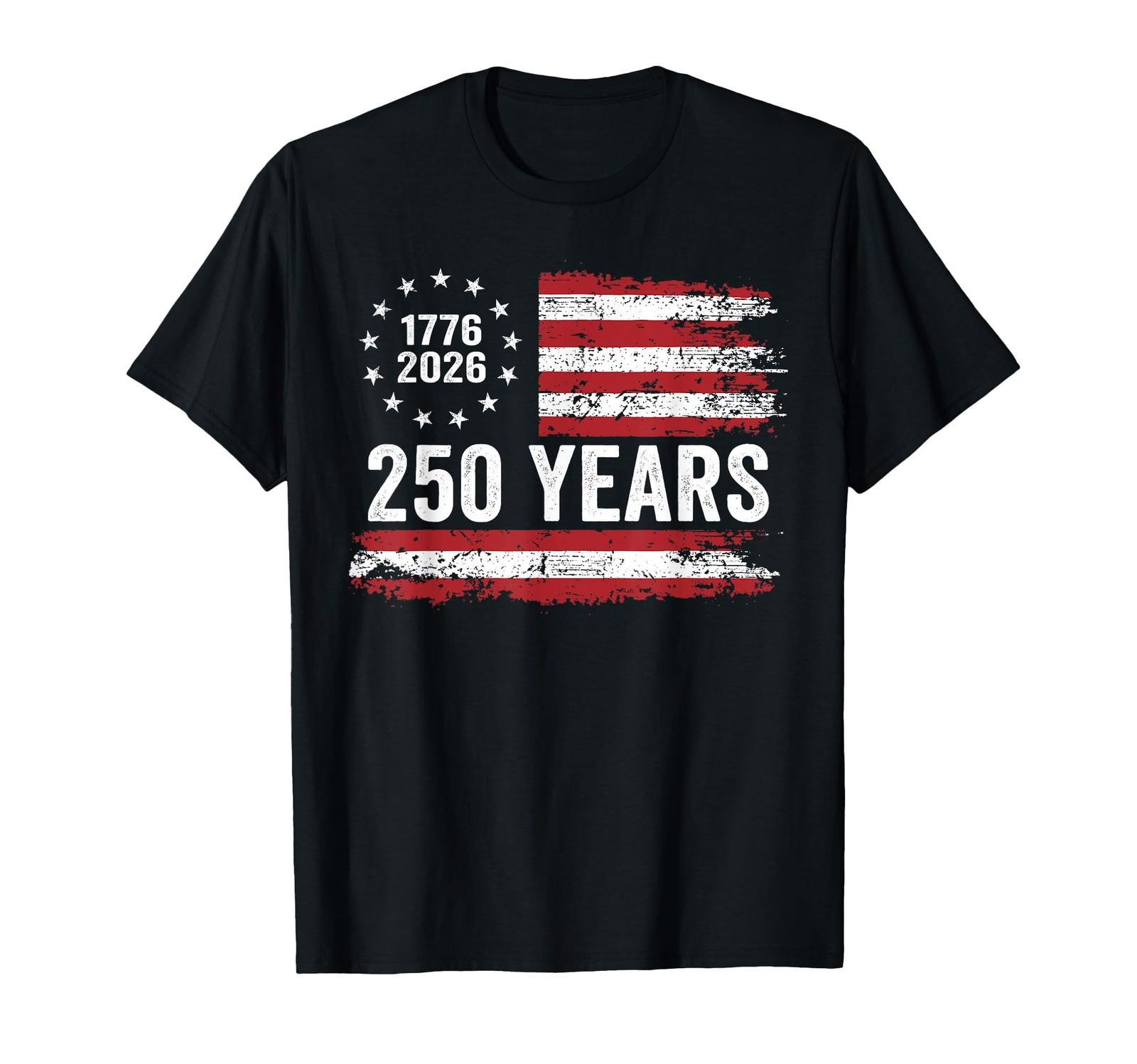 250th Independence Day Freedom T-Shirt for America Anniversary (17) S