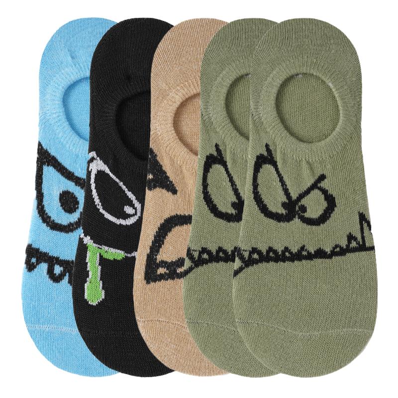 

5 пар женских забавных мультяшных носков, тапочек, весенне-летних кавайных носков, модных женских дышащих повседневных коротких носков до щиколотки One size