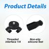 BOXOB Mini Tripod for DJI Osmo Pocket 3 & 2, Portable Camera Tripod Stand, Black, ABS Material