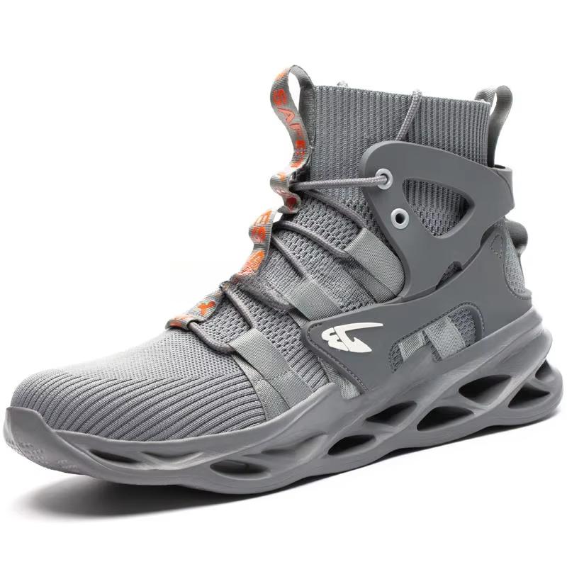 Brand Work Shoes Steel Toe Safety Shoes Men Women Work Boots Breathable Lightweigt Work Sneakers Anti-puncture Safety Boots