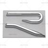 AOYES1 R Logo Emblem Car Metal Body Tail Trunk Sticker Accessories For Volkswagen VW GTI Rline Polo Golf MK8 Touareg Passat Magotan CC