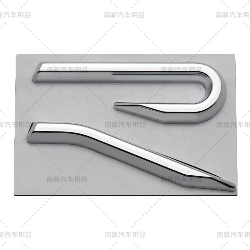 AOYES1 R Logo Emblem Car Metal Body Tail Trunk Sticker Accessories For Volkswagen VW GTI Rline Polo Golf MK8 Touareg Passat Magotan CC