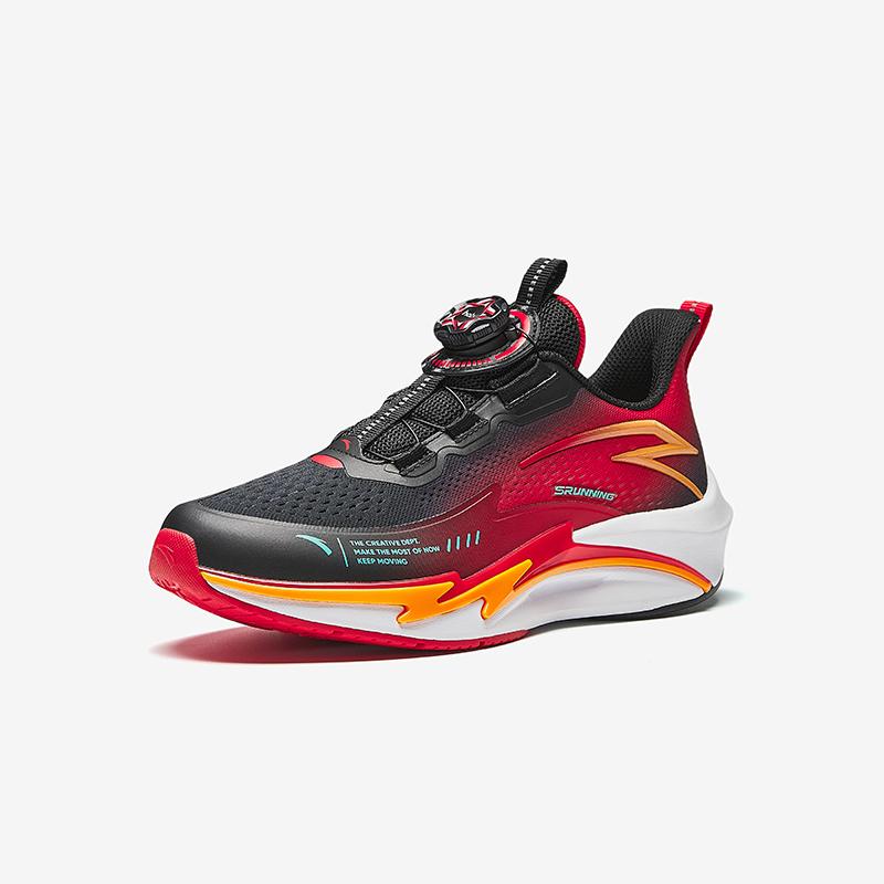 Anta Kids Fabric Running Series Trendy Comfortable Fashion Fitness Breathable Lightweight Shock Absorption Low-Top Running Shoes 312415503-6