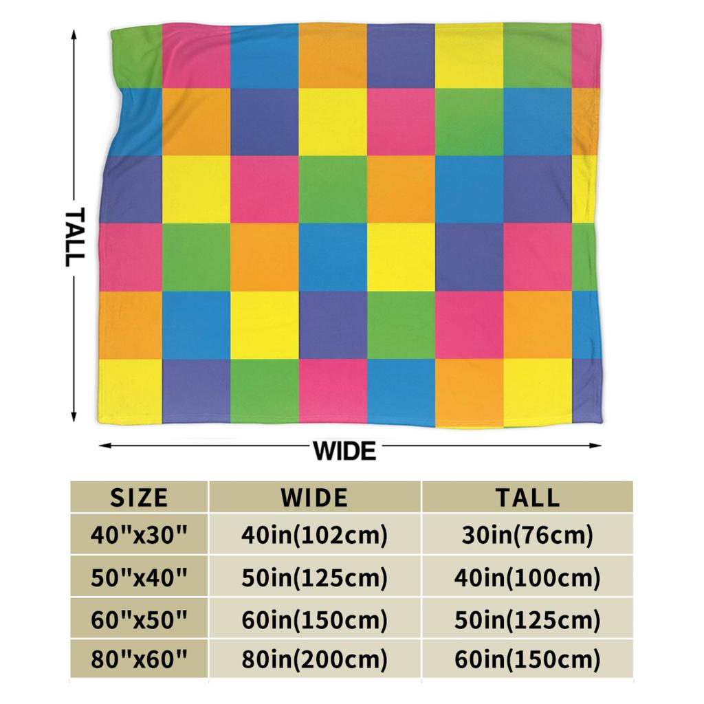Palette Color Blanket Quality Warm Bedding Throws Winter Plane Travel Chair Sofa Bed Novelty Bedspread