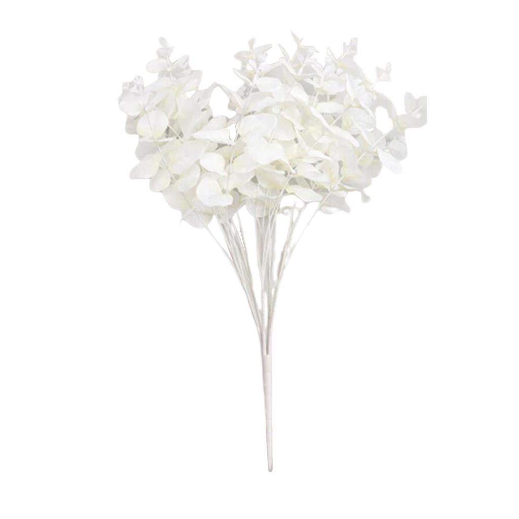 

19inch Eucalyptus Leaf Foliage Stem Artificial Flower Greener for Home Decor