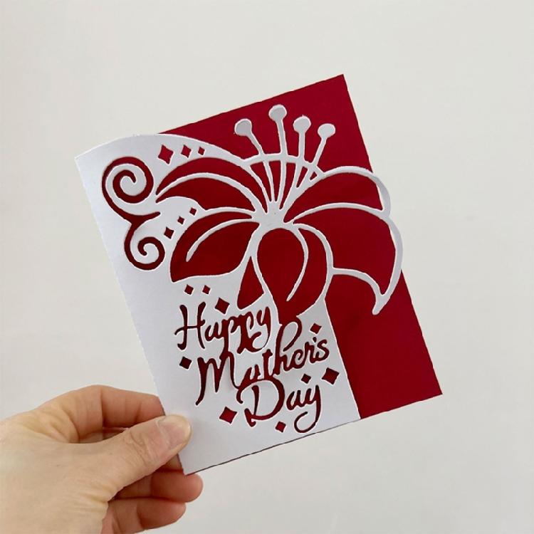 Muttertag Metall-Stanzformen Präge-Schablone Schablone Scrapbooking für Karte