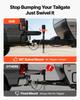 Electric Trailer Jack, 2268 Kg Capacity, Electric Power Tongue Jack with Waterproof Protective Cover & LED Light for Travel Trailer, Camper, RV,