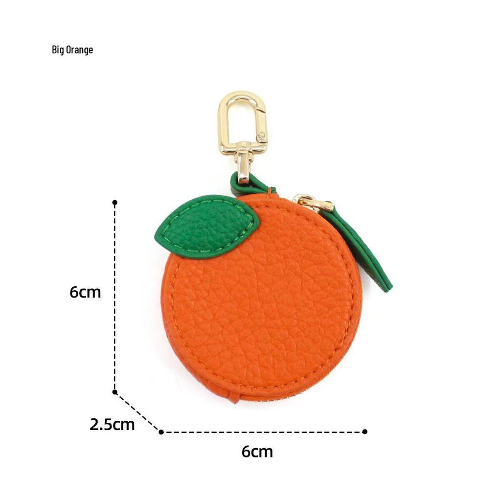 Beliebte Frucht-Münzbörse Schlüsselanhänger: Frisch, Schlicht, Anhänger-Taschenanhänger gegen Verlust