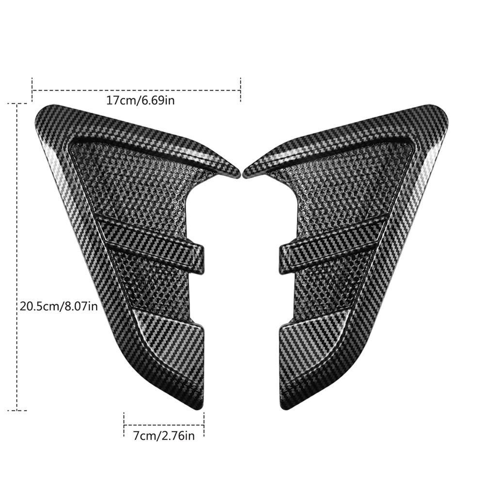 CRT1 2Pcs Car Side Leafboard Vent Air Sticker Flank Fender Auto Accessories For Mercedes Benz C180 C200 C260 C300 W108 W124 W126 W140