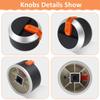 Pack of 2 Heat Resistant Replacement Knobs for Barbecue Gas Grill Griddle Accessories Burners Control Knob