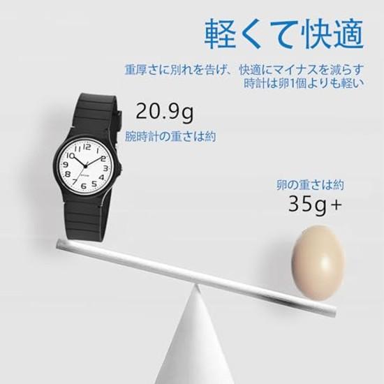 Codzienny modny zegarek na rękę mechanizm kwarcowy kompaktowy lekki wodoodporny odporny na upadki miękki pasek czytelne oznaczenia unisex czarny.