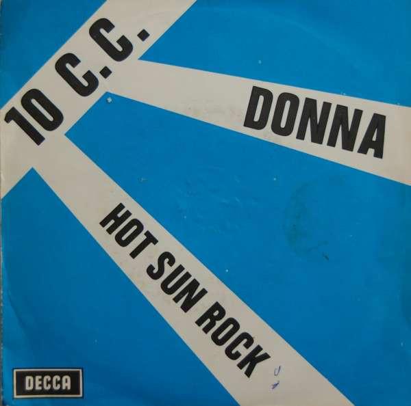 

7inch Record 10CC - Donna 10526344Y Decca 1972 Belgium Rock Used