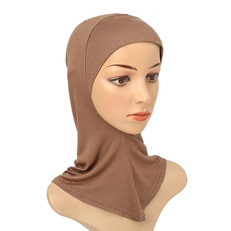 Muslimische Vollabdeckung Unterkappe Damen Baumwoll-Jersey Hijab Elastische Haube Einfaches Untertuch Mode Inneres Stirnband Turban