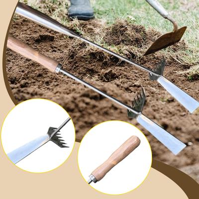 Ferramenta para Arrancar Ervas Daninhas Puxador com Cabo Ergonômico Capinador Manual Removedor de Ervas Daninhas de Gramado para Equipamento de Quintal e Jardim