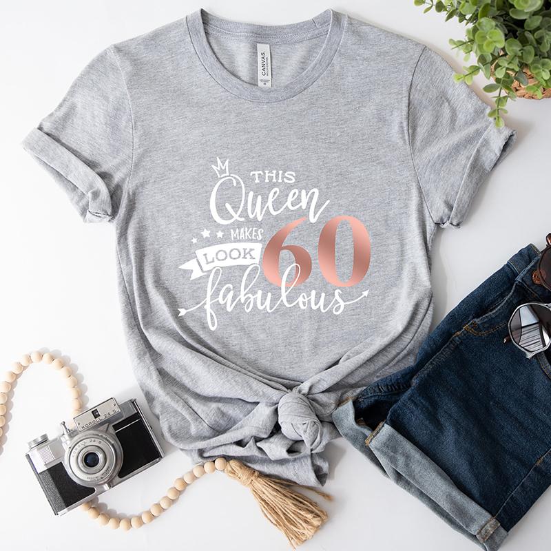 

Эта королева выглядит как 60 сказочных мужских футболок из хлопка, летняя мода, подарок на день рождения, футболка в стиле друзей, женский топ XS