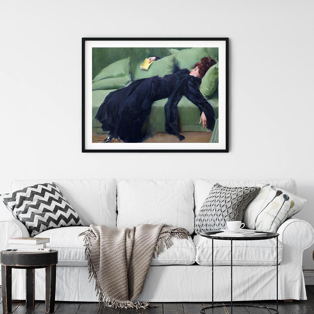 Po plese od Ramona Casase Umělecký tisk Plakát Umělecké plakáty Retro Obývací pokoj Mytologické Starožitné Nástěnné umění Plátno Tisk