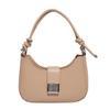 Casual commuting versatile simple solid color underarm bag women's fashion personality retro autumn new lightweight shoulder bag