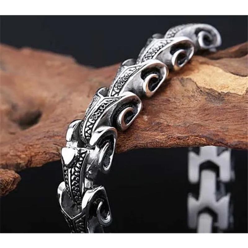 Punk-Stil Dominantes Drachenknochen-Armband Herren Trendige Marke Rock