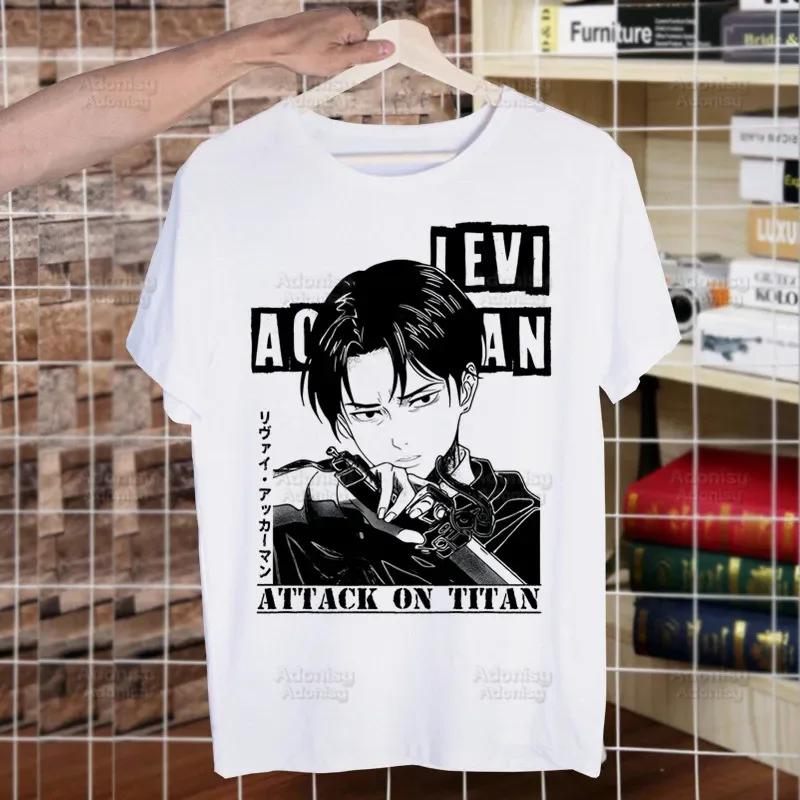 Shingeki no Kyojin Funny T Shirt Men Casual Short Sleeve Attack On Titan Tshirt Homme Manga Japanese Anime Allen T-shirt Tees