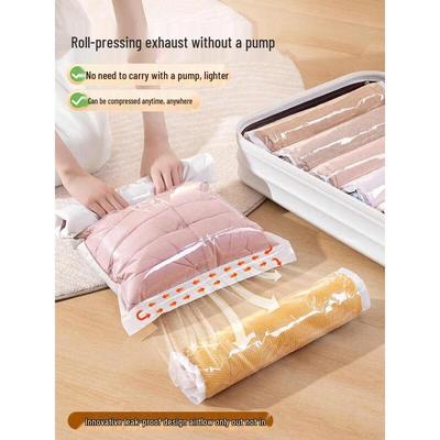 Milin Hand-Roll-Vakuum-Kompressionsbeutel für Reisen