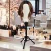 Lightweight Canvas Mannequin Head With Mount Hole Styling Mannequin Wig Display Stand  Wig Making
