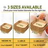 50-300Pcs 23CM Air Fryer Disposable Baking Paper Oven Paper Square 5’5 L Air Frying Paper Air Fryer Paper 23x23 Air Fryer Paper