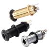 Gitarren-Tonabnehmer Ersatzteile Kupfer Endpin Stecker Gewindezylinder Buchse für DIY Reparatur