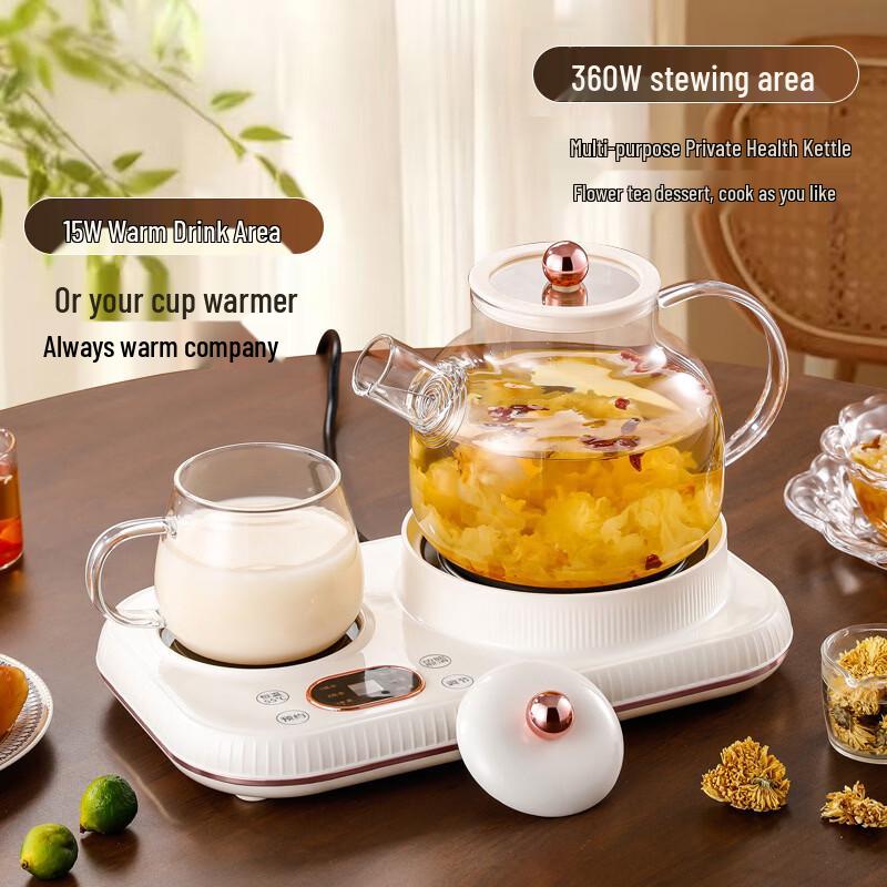 ZISIZ Multi-functional Health Pot with Glass Cup