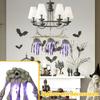 Purple Claw/ String Lights Plastic Skeleton Hand Design With Glowing Purple Effect Halloween Decorations