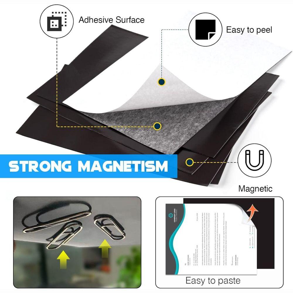 Flexible Magnetic Mat Sheets A4 Rubber Magnet New Magnet Sheet Fridge Crafts Photo Picture Decor