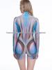 Russian Long-Sleeve One-Piece Swimsuit for Women