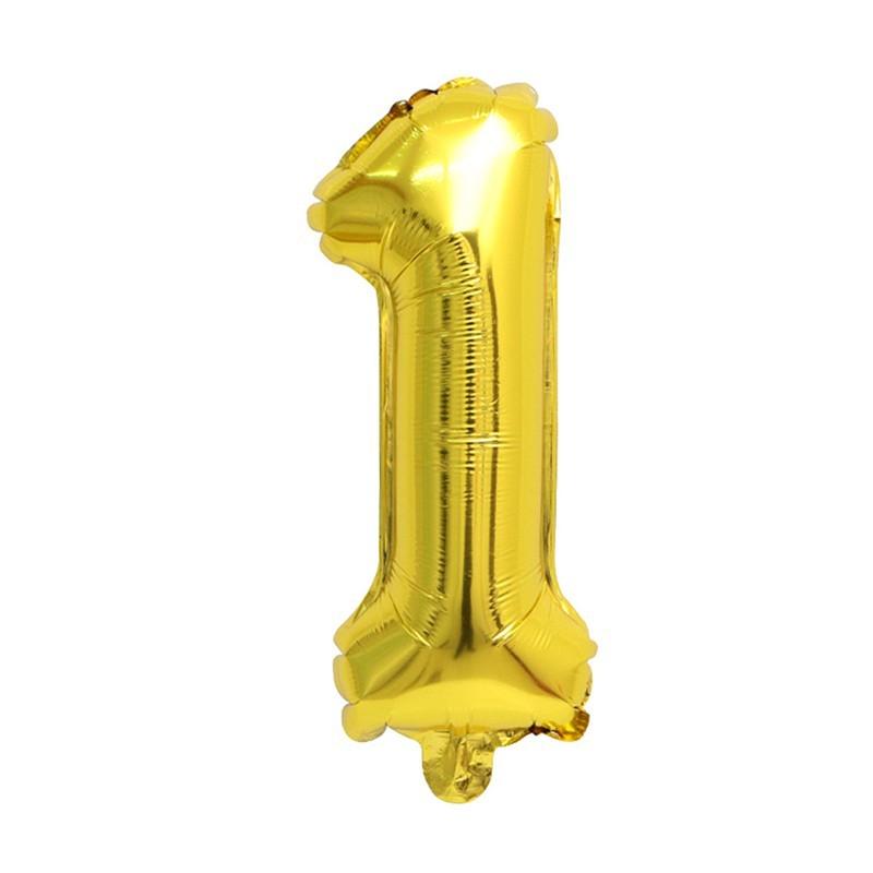 16 Inch Foil Birthday Balloons Air Helium Number Balloon Happy Birthday Party Decoration Balloons
