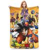 Dragon Ball Z Flannel Throw Blankets Japan Cartoon Blanket for Bedding Car Super Warm Bedspread