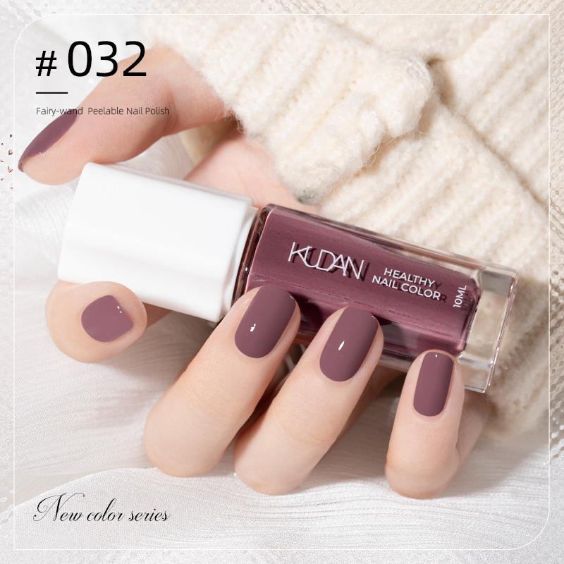 10ML Peel Off Water-Based Nail Polish – Quick Dry, No UV Lamp Needed, Breathable & Removable, Glossy Finish