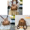 Korean Style Trendy Mini Backpack With Padded Pu And Durable Stitching