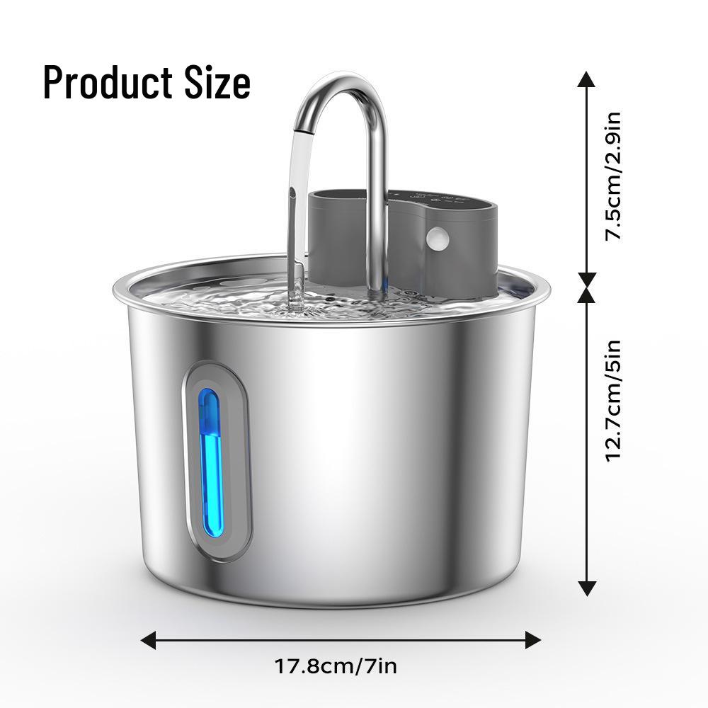 Automatic Pet Water Dispenser with Circulating Flow for Cats & Dogs