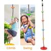 Columpio de cuerda para niños con plataformas y plataforma para juegos infantiles