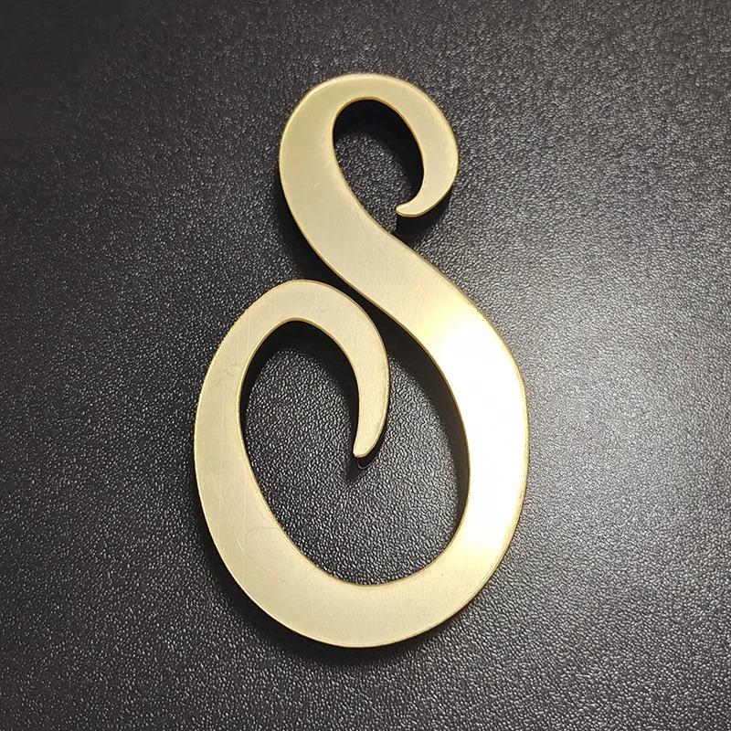 10cm/3.93in Fashionable Italicized English Letter Wall Stickers Modern Home Background Wall Decoration Stickers Creative DIY Wal