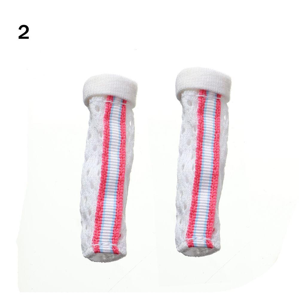 1 Paar Plastikpuppe Bunte Lange Kniehohe Stiefel Weibliche Puppenstiefel Socken Puppenschuhe Passen Fußlänge 2,2 cm Puppenzubehör